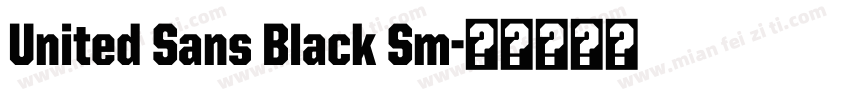 United Sans Black Sm字体转换